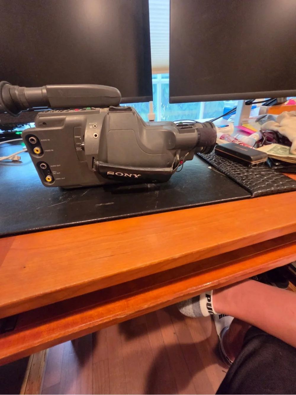 Sony Gray Handheld Video Camcorder with Black Strap